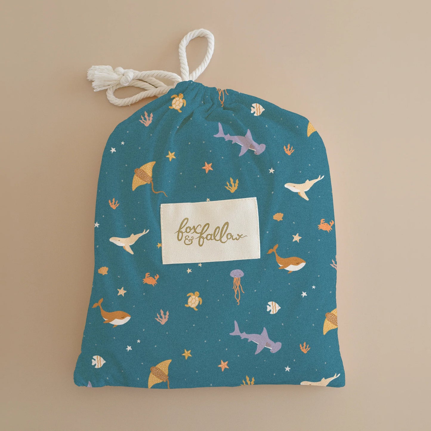 Fox and Fallow- Organic Fitted Cot Sheet