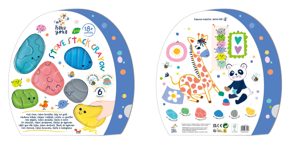 Haku Yoka Stone Stack Crayons