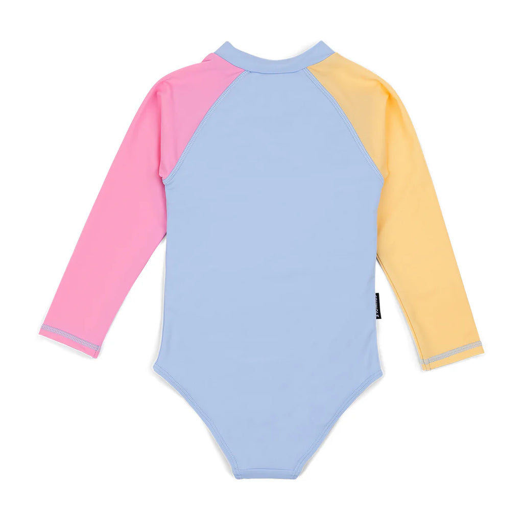 Crywolf Long Sleeve Swimsuit Pop Colourblock