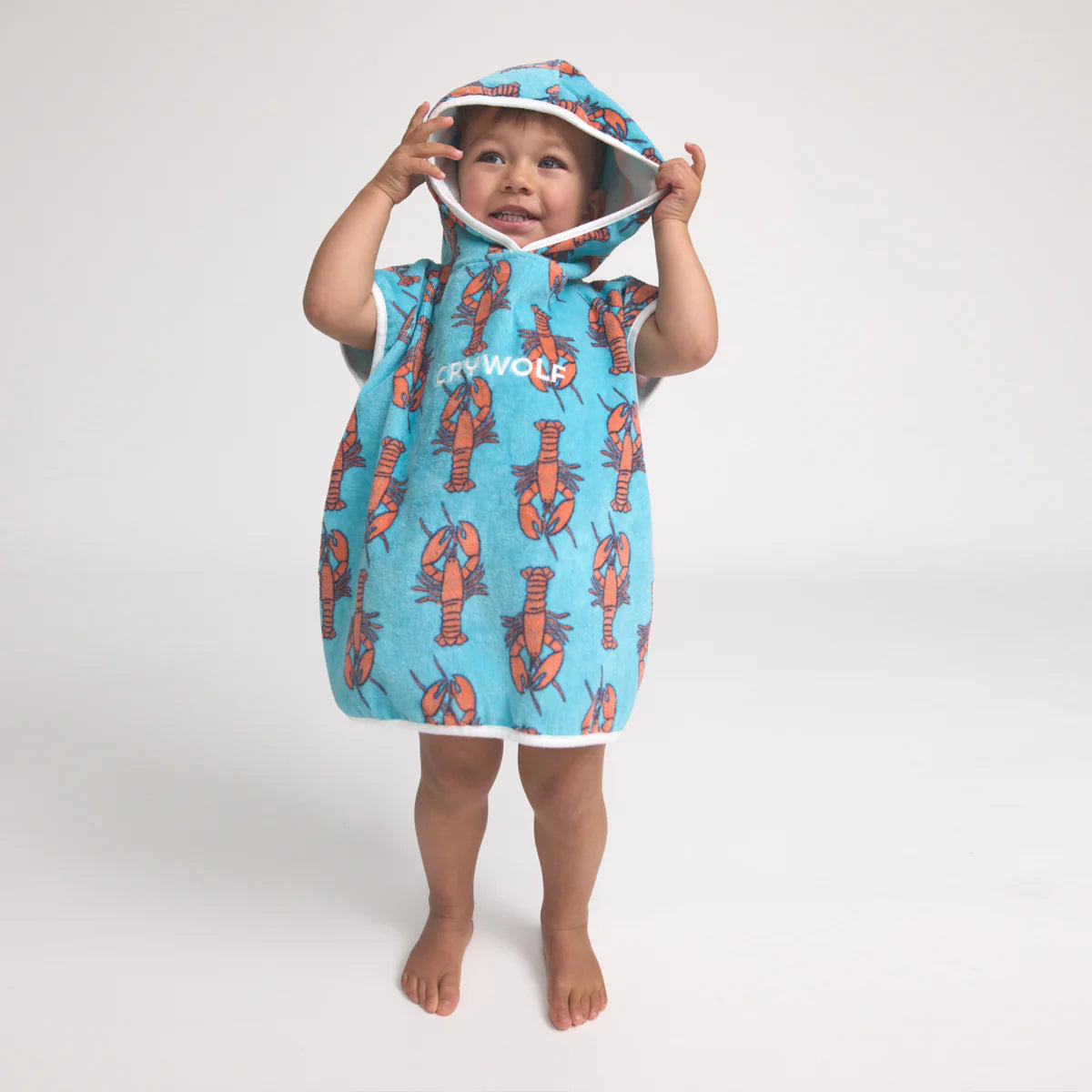Crywolf Baby Hooded Towel Little Lobsters