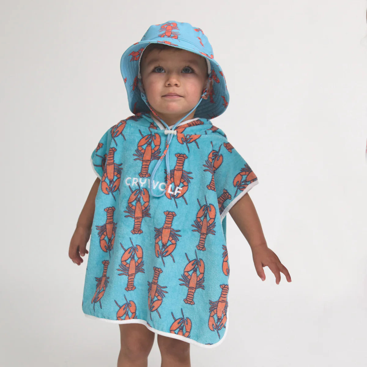 Crywolf Baby Hooded Towel Little Lobsters
