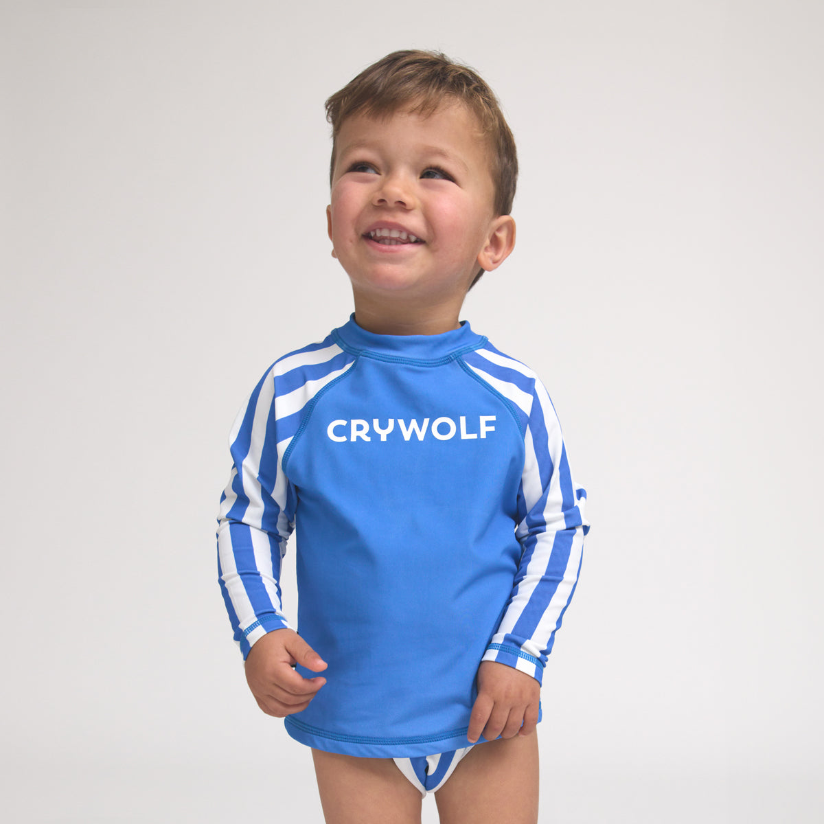 Crywolf Baby Rash Vest Deep Sea Stripe