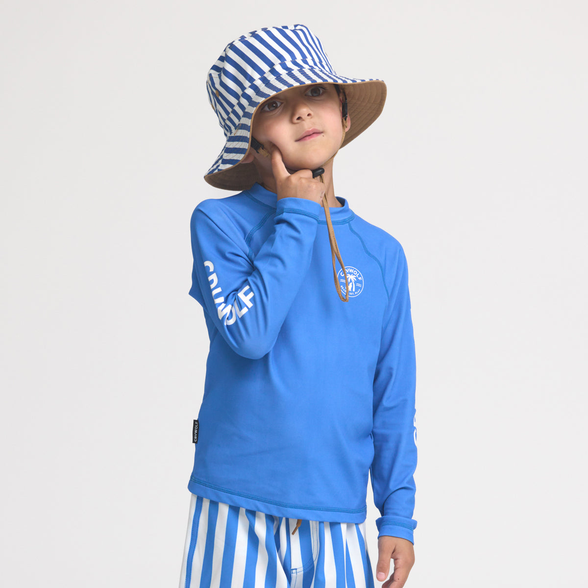 Crywolf Long Sleeve Rash Vest Deep Sea Blue