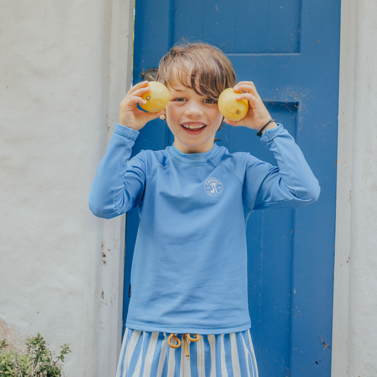 Crywolf Long Sleeve Rash Vest Deep Sea Blue