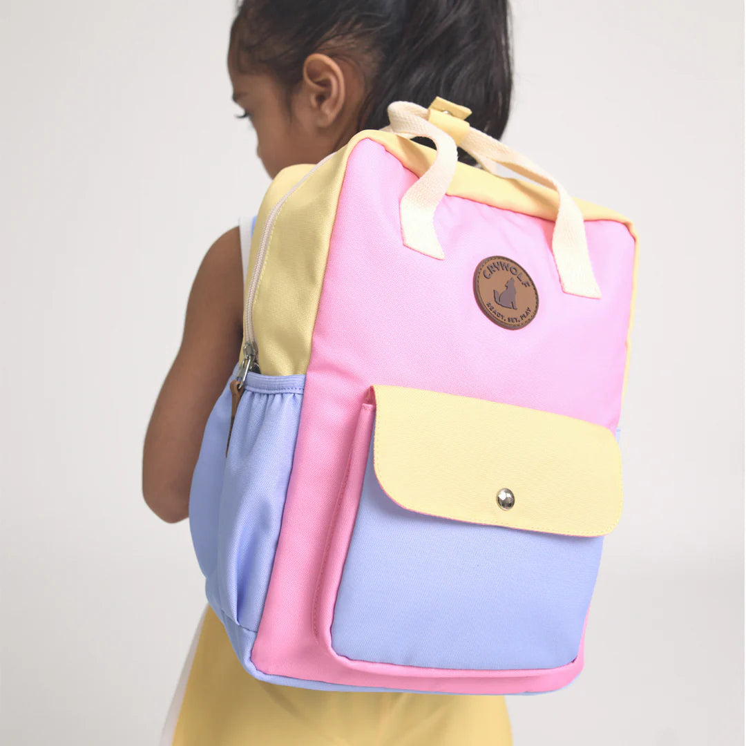Crywolf Mini Backpack Pop Colourblock