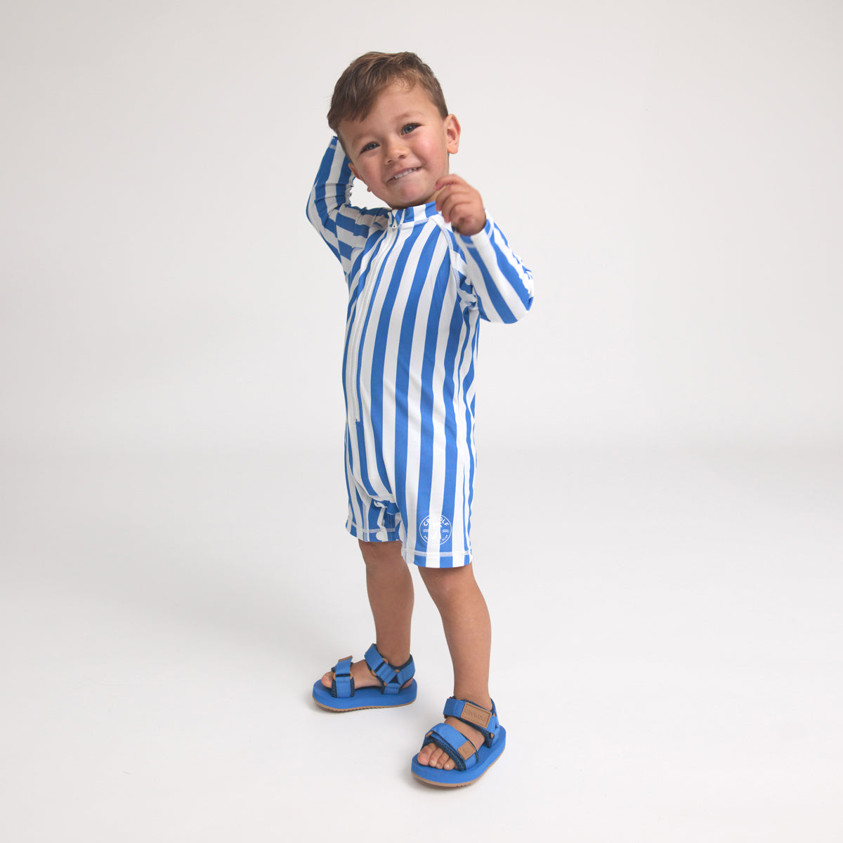 Crywolf Rash Suit Deep Sea Stripe