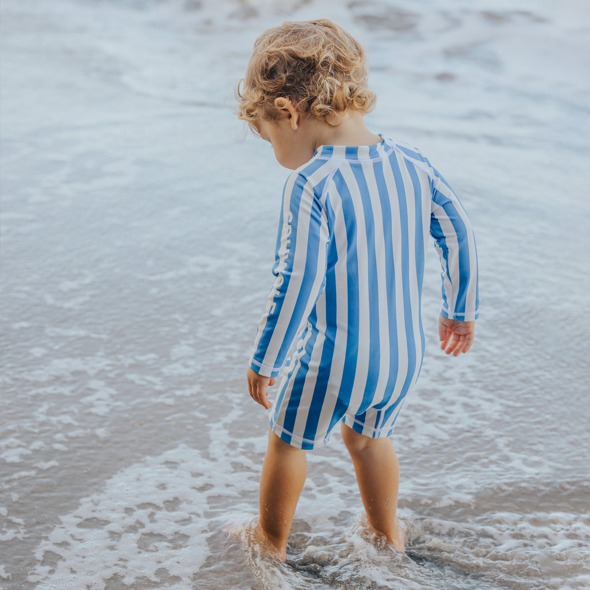 Crywolf Rash Suit Deep Sea Stripe