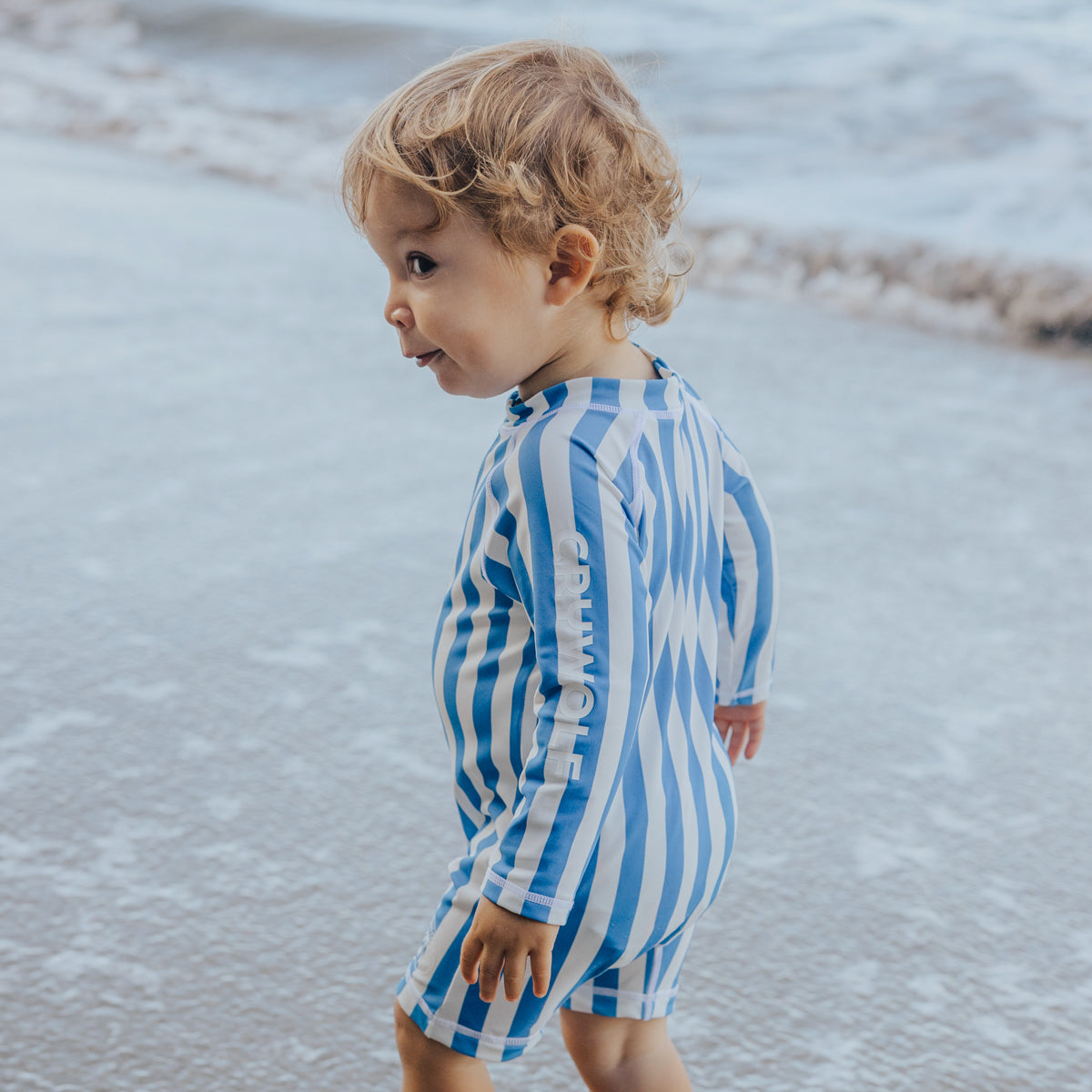 Crywolf Rash Suit Deep Sea Stripe