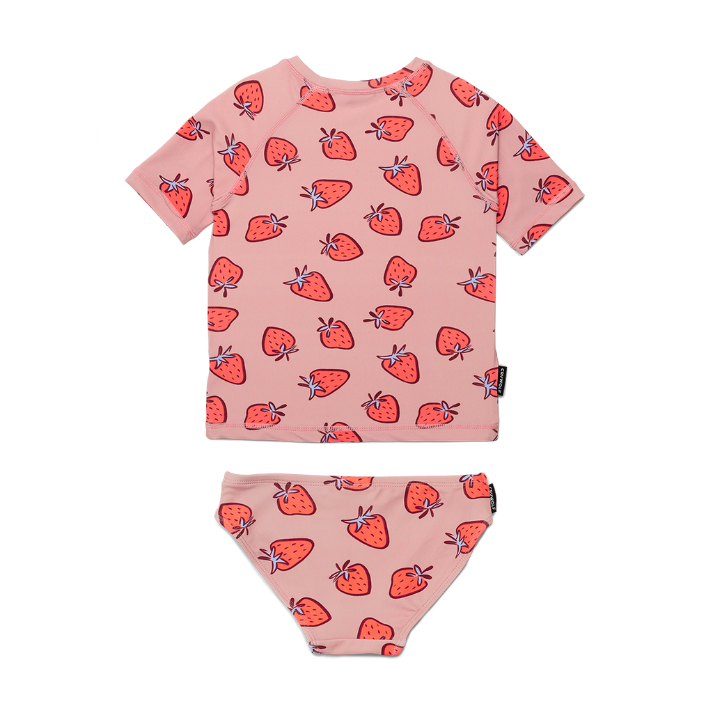 Crywolf Short Sleeve Rash Set Strawberry Splash