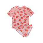 Crywolf Short Sleeve Rash Set Strawberry Splash