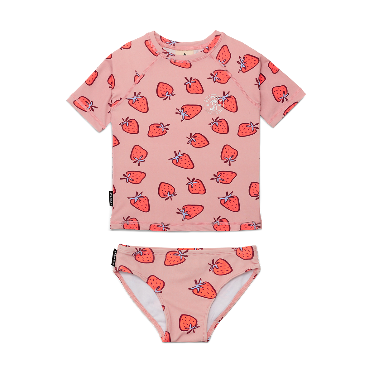 Crywolf Short Sleeve Rash Set Strawberry Splash