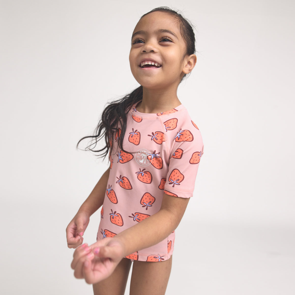 Crywolf Short Sleeve Rash Set Strawberry Splash