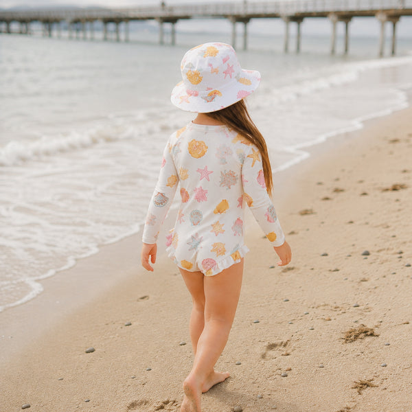 Crywolf Long Sleeve Shell Swimsuit