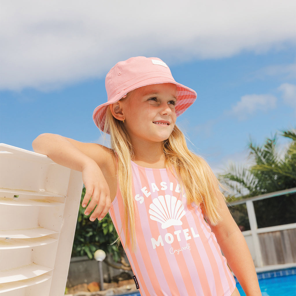 Crywolf Seashell Stripe Swimsuit