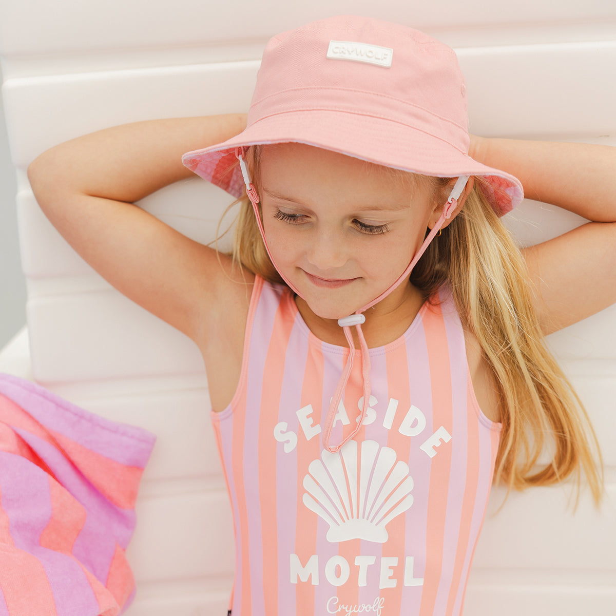 Crywolf Seashell Stripe Swimsuit