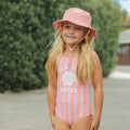 Crywolf Seashell Stripe Swimsuit