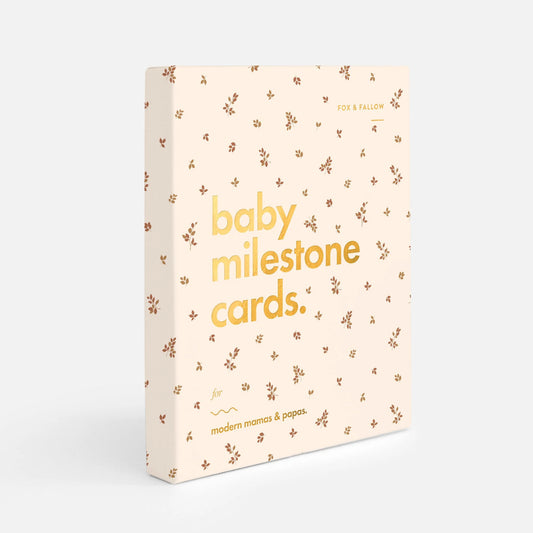 Fox and Fallow Baby Milestone Cards