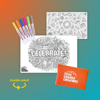 Little Change Creators Pocket Reusable Colouring In Set - Assorted