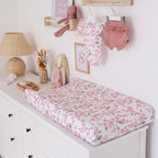 Snuggle Hunny Cherry Blossom Organic Bassinet Sheet / Change Pad Cover