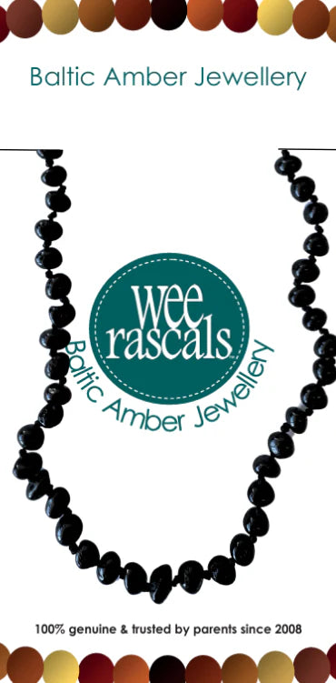 Wee Rascals - Amber Beads Child & Infant Necklace - Assorted