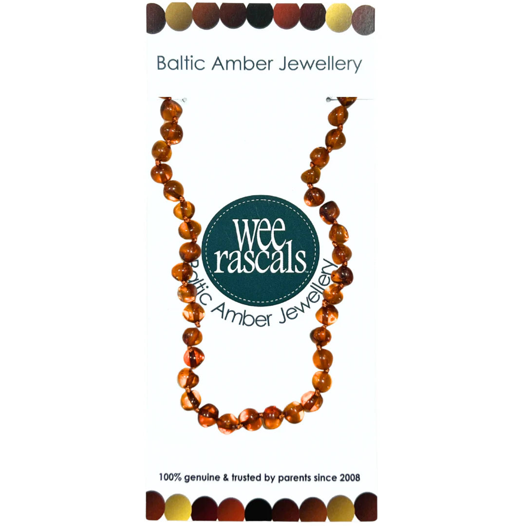 Wee Rascals - Amber Beads Child & Infant Necklace - Assorted