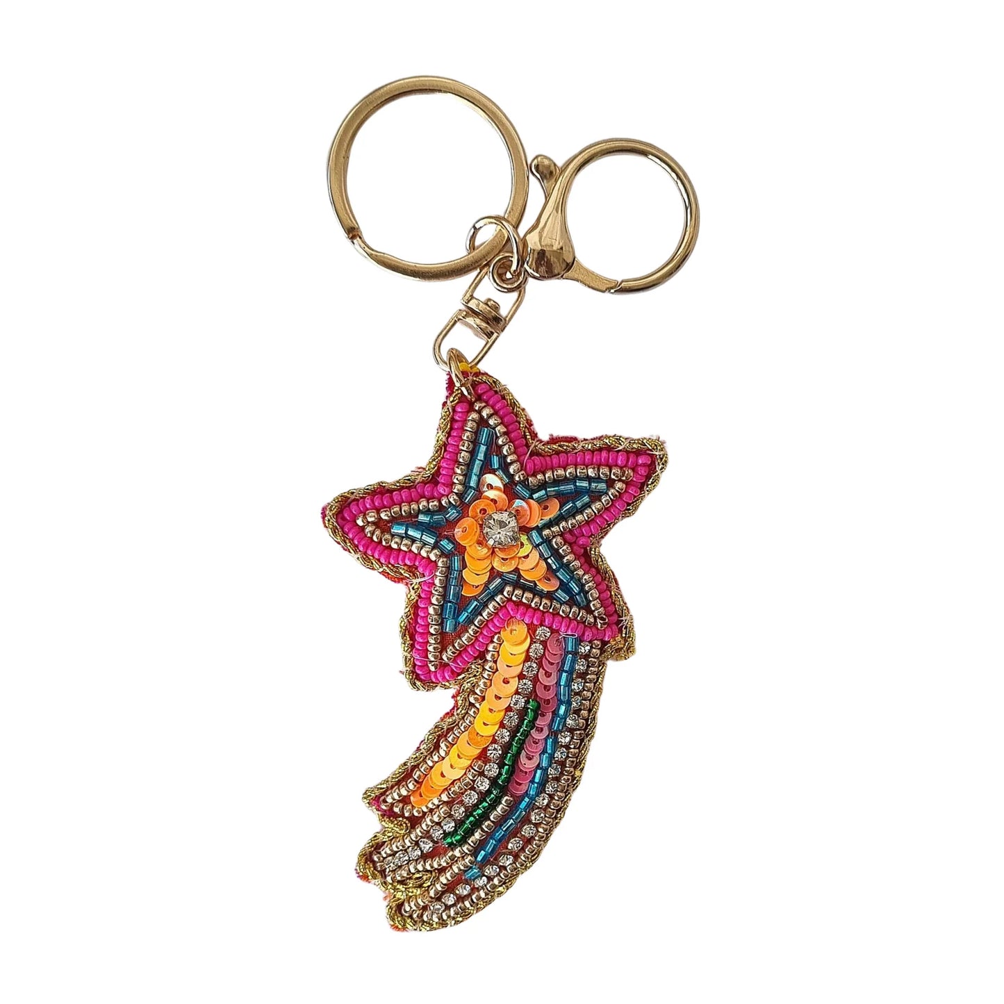 Zoda - Beaded Keychain Shooting Star