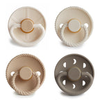 FRIGG Multi Pacifier 4 Pack Latex - Crystal Sparkle