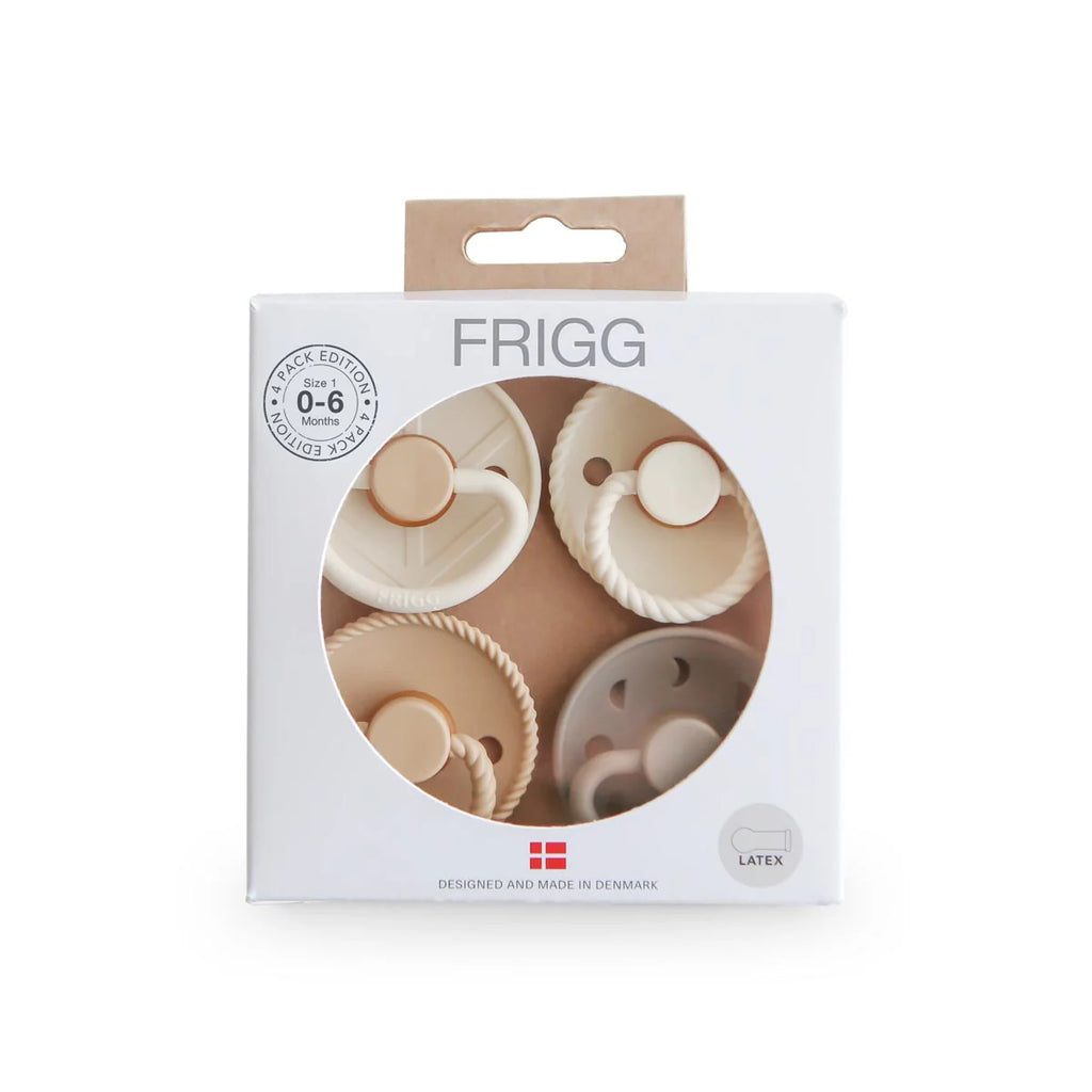 FRIGG Multi Pacifier 4 Pack Latex - Crystal Sparkle