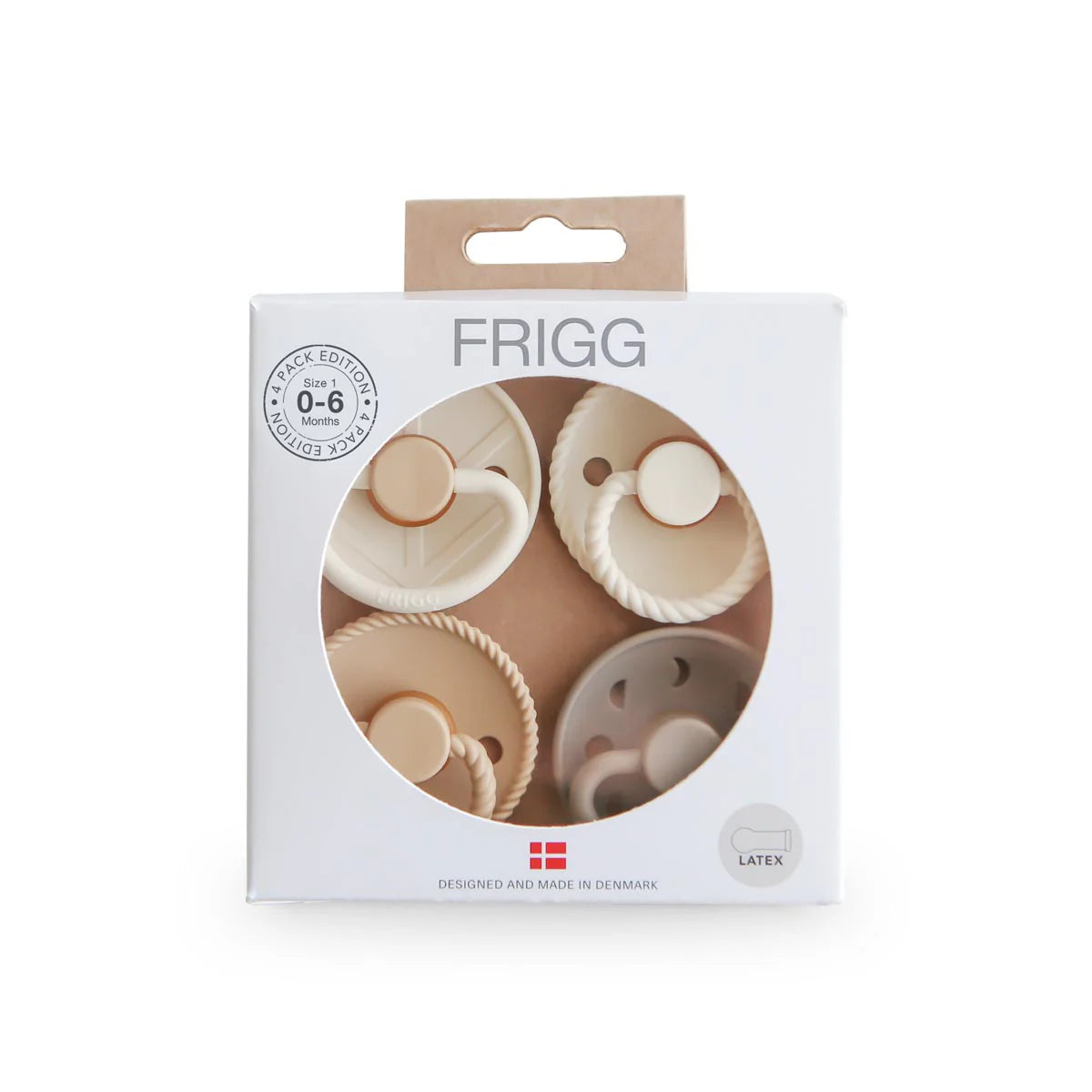 FRIGG Multi Pacifier 4 Pack Latex - Crystal Sparkle