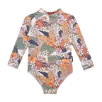 Crywolf LONG SLEEVE SWIMSUIT Tropical Floral