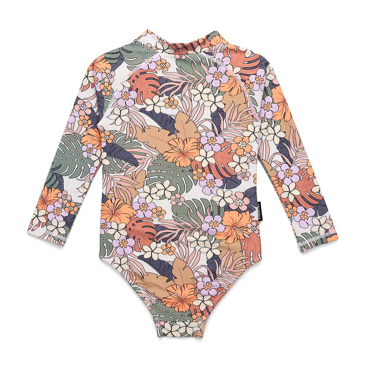 Crywolf LONG SLEEVE SWIMSUIT Tropical Floral