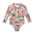 Crywolf LONG SLEEVE SWIMSUIT Tropical Floral