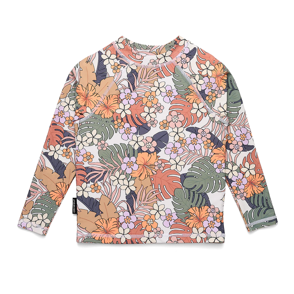 Crywolf RASH VEST Tropical Floral