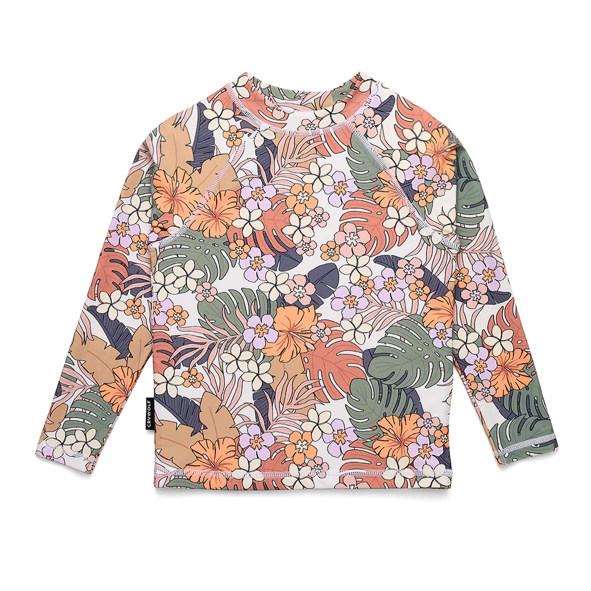 Crywolf RASH VEST Tropical Floral