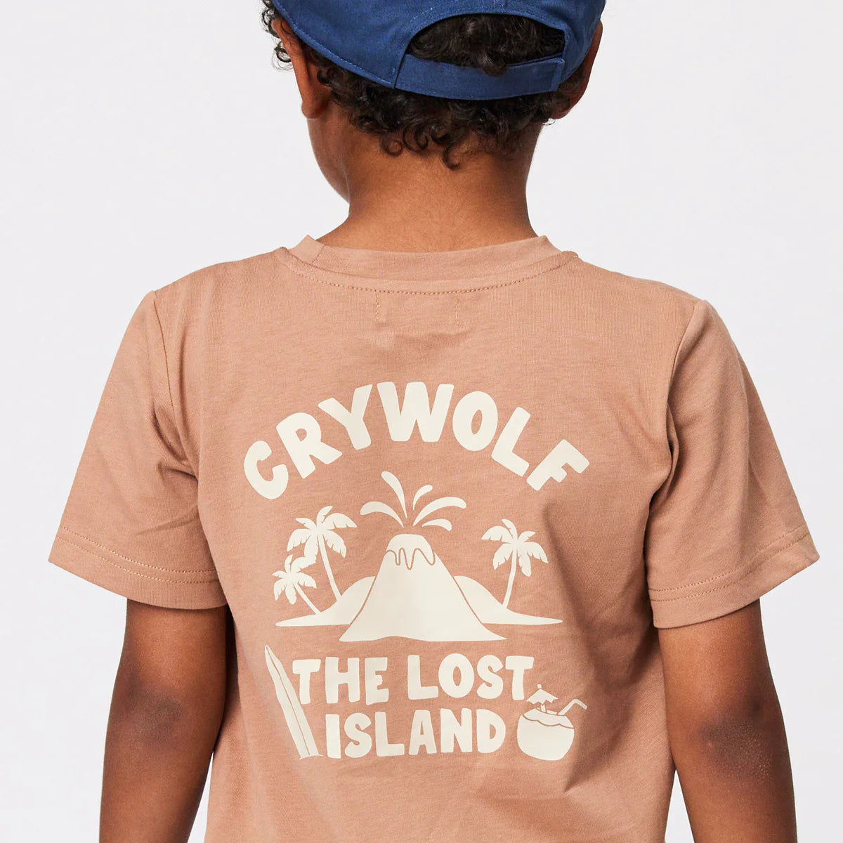 Crywolf T-SHIRT Tan Lost Island
