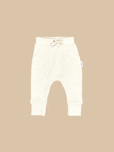 Huxbaby Oat Marle Drop Crotch Pant