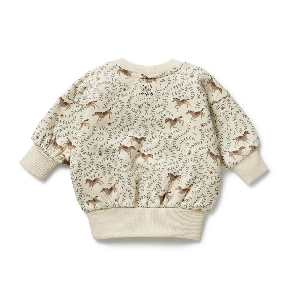 Wilson & Frenchy Trixie Horse Organic Terry Sweat