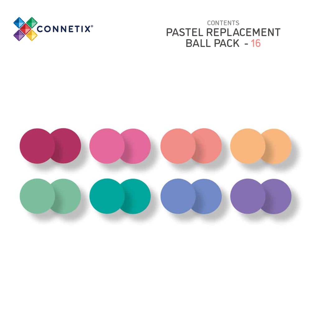 Connetix Pastel Ball Pack 16pc