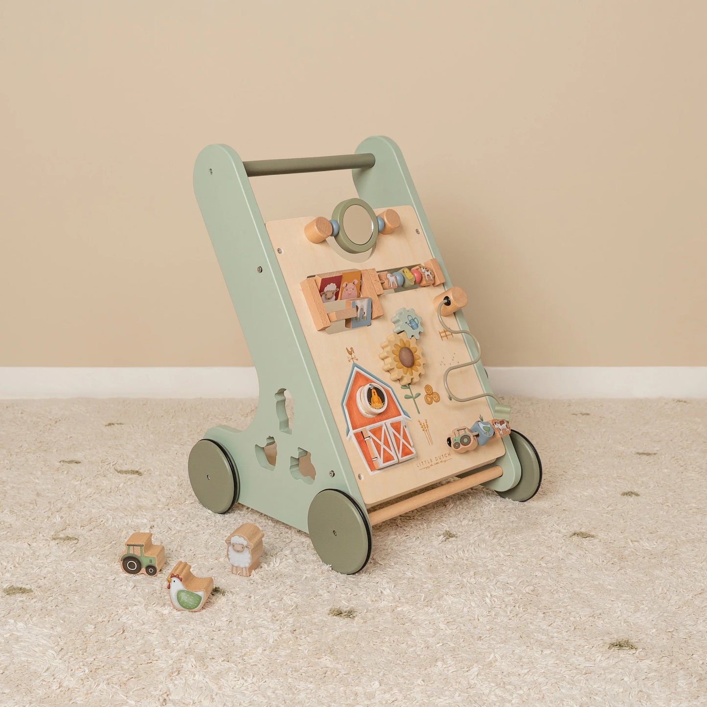 Little Dutch Australia Little Farm Multi-Activity Baby Walker