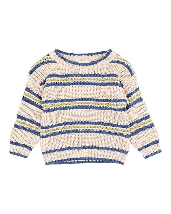 Fox & Finch High Flyer Stripe Knitted Jumper