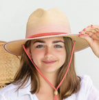 Sundaise Kynra Panama Pink Hat 6-12Yr