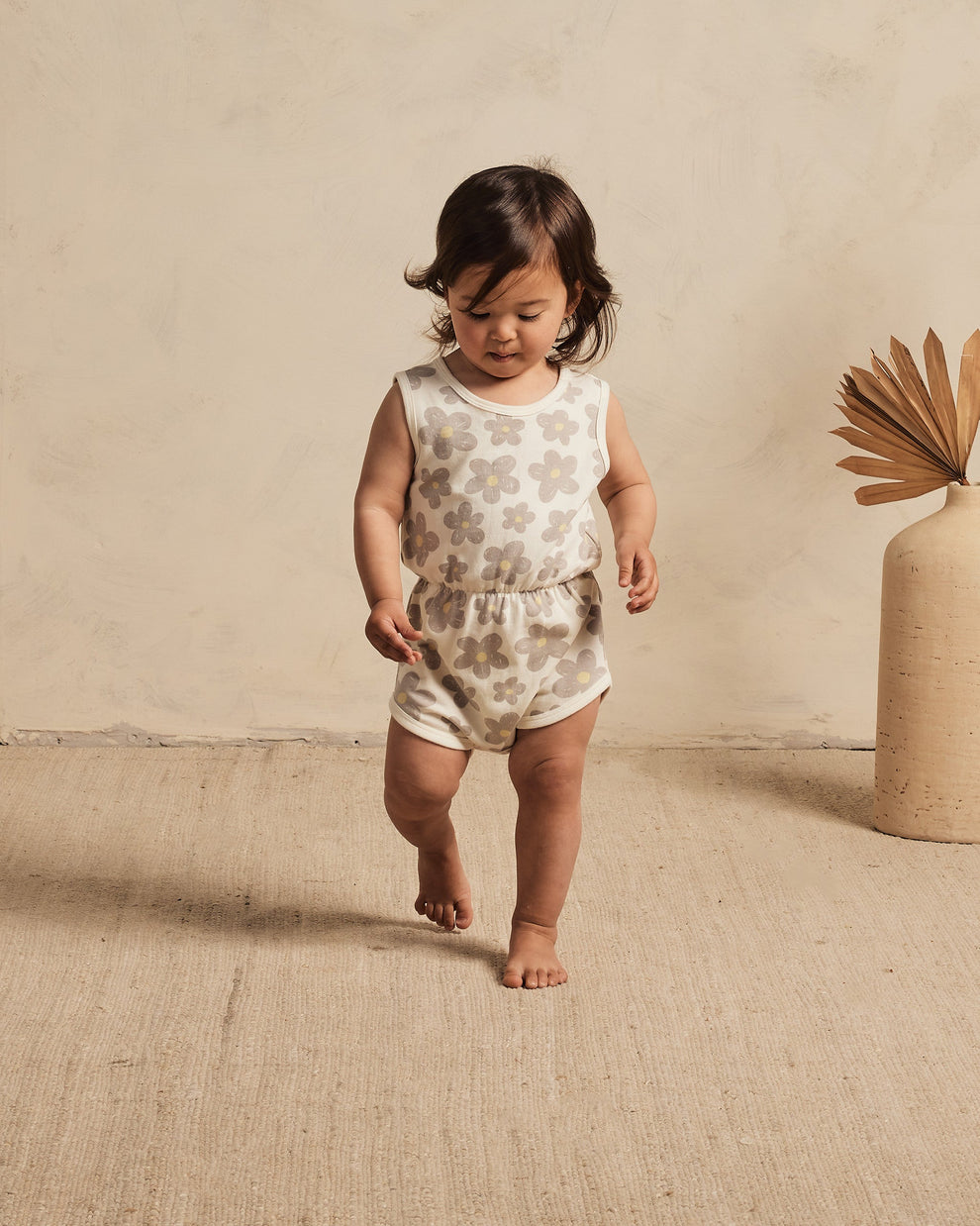 RYLEE & CRU cinch playsuit || retro floral