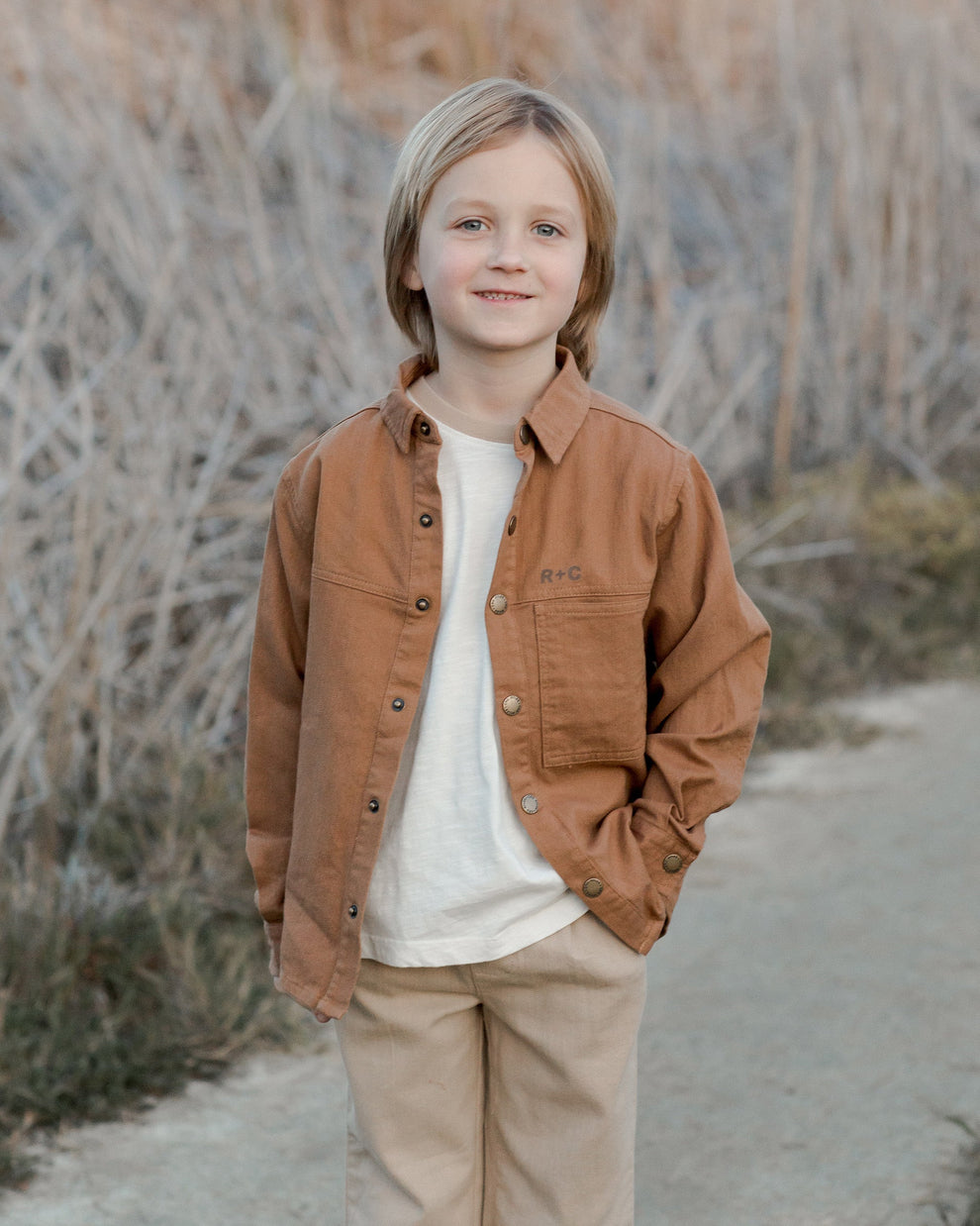 RYLEE & CRU walker overshirt || sunshine