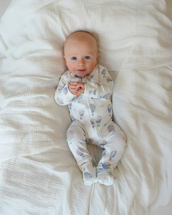 Bebe Sky High Organic LS Zipsuit
