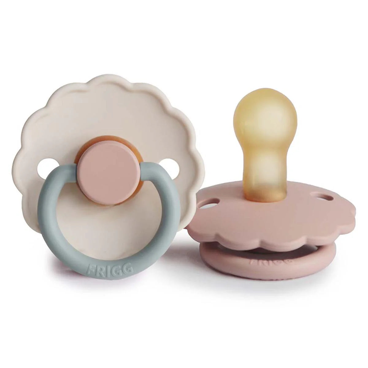 Frigg Daisy Pacifier 2 Pack Latex - Assorted Colours