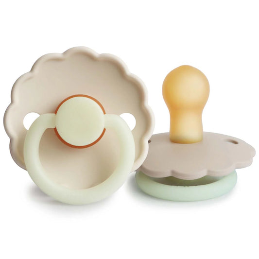 Frigg Daisy Night Pacifier 2 Pack Latex