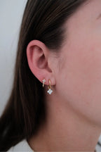 Zafino Ivy Huggie Earrings