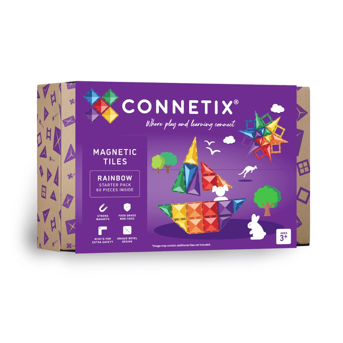 Connetix Rainbow Starter Pack 60pc