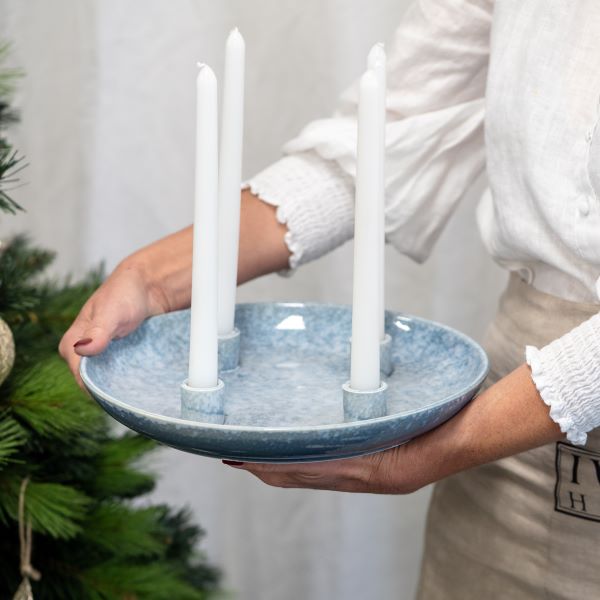 Mediterranean Markets Center Piece 4 Candle Holder