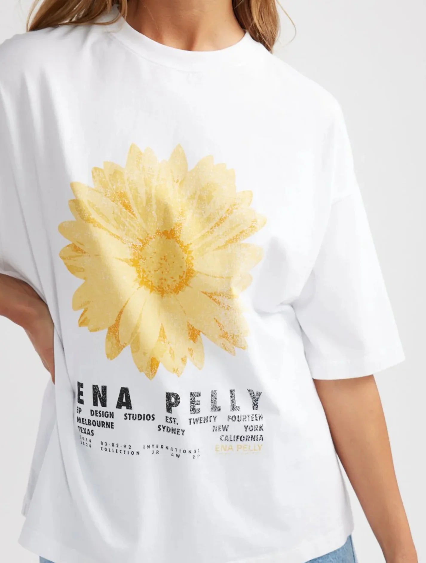 Ena Pelly Flora Tee- White